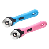 Maxbell Rolling Cutter 45mm Easy Using Hand Tool for Cardstock Wallpaper Arts Crafts blue