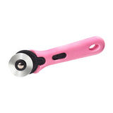 Maxbell Rolling Cutter 45mm Easy Using Hand Tool for Cardstock Wallpaper Arts Crafts pink