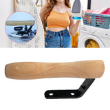 Maxbell Steam Iron Handle Replacement Wooden Easy to Install Handle for Boiler Irons