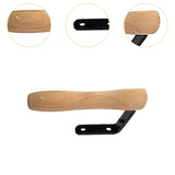 Maxbell Steam Iron Handle Replacement Wooden Easy to Install Handle for Boiler Irons