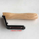 Maxbell Steam Iron Handle Replacement Wooden Easy to Install Handle for Boiler Irons