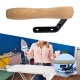 Maxbell Steam Iron Handle Replacement Wooden Easy to Install Handle for Boiler Irons
