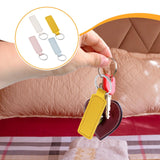 Maxbell 4 Pieces Keychain Set Compact Key Holder for Travel Luggage Purses Backpacks