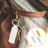 Maxbell 4 Pieces Keychain Set Compact Key Holder for Travel Luggage Purses Backpacks