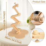Maxbell Embroidery Hoop Stand Wood for Sewing Craft Project Handwork Cross Stitching