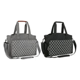 Maxbell Yarn Organizer Bag Storage Bag for Crochet Hooks Knitting Needle Accessories Gray