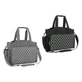 Maxbell Yarn Organizer Bag Storage Bag for Crochet Hooks Knitting Needle Accessories Gray