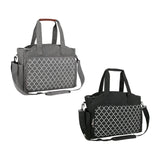 Maxbell Yarn Organizer Bag Storage Bag for Crochet Hooks Knitting Needle Accessories Gray
