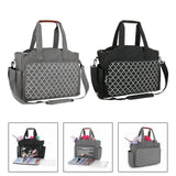 Maxbell Yarn Organizer Bag Storage Bag for Crochet Hooks Knitting Needle Accessories Gray
