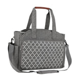 Maxbell Yarn Organizer Bag Storage Bag for Crochet Hooks Knitting Needle Accessories Gray
