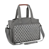 Maxbell Yarn Organizer Bag Storage Bag for Crochet Hooks Knitting Needle Accessories Gray