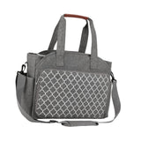 Maxbell Yarn Organizer Bag Storage Bag for Crochet Hooks Knitting Needle Accessories Gray