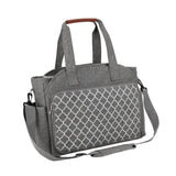 Maxbell Yarn Organizer Bag Storage Bag for Crochet Hooks Knitting Needle Accessories Gray