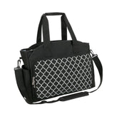 Maxbell Yarn Organizer Bag Storage Bag for Crochet Hooks Knitting Needle Accessories Black