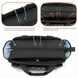 Maxbell Yarn Organizer Bag Storage Bag for Crochet Hooks Knitting Needle Accessories Black