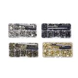 Maxbell Rivet Box Set Steel Rivets for Leather Goods Crafting