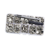 Maxbell Rivet Box Set Steel Rivets for Leather Goods Crafting