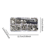 Maxbell Rivet Box Set Steel Rivets for Leather Goods Crafting