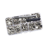Maxbell Rivet Box Set Steel Rivets for Leather Goods Crafting