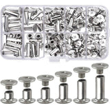 Maxbell Rivet Box Set Steel Rivets for Leather Goods Crafting