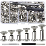 Maxbell Rivet Box Set Steel Rivets for Leather Goods Crafting