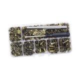Maxbell Rivet Box Set Steel Rivets for Leather Goods Crafting
