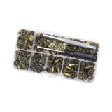 Maxbell Rivet Box Set Steel Rivets for Leather Goods Crafting