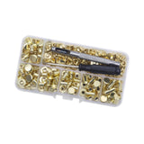 Maxbell Rivet Box Set Steel Rivets for Leather Goods Crafting