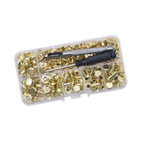 Maxbell Rivet Box Set Steel Rivets for Leather Goods Crafting