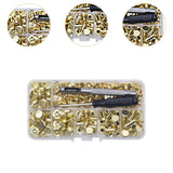Maxbell Rivet Box Set Steel Rivets for Leather Goods Crafting
