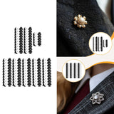 Maxbell Rubber Pin Backs Clasp Tie Tacks Blank Pins for Jewelry Uniform