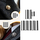 Maxbell Rubber Pin Backs Clasp Tie Tacks Blank Pins for Jewelry Uniform