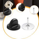 Maxbell Rubber Pin Backs Clasp Tie Tacks Blank Pins for Jewelry Uniform