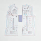 Maxbell 2Pcs Template Ruler Dresses Making Multipurpose Clothing Making Sewing Ruler