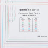 Maxbell 2Pcs Template Ruler Dresses Making Multipurpose Clothing Making Sewing Ruler