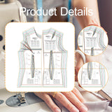 Maxbell 2Pcs Template Ruler Dresses Making Multipurpose Clothing Making Sewing Ruler