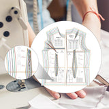 Maxbell 2Pcs Template Ruler Dresses Making Multipurpose Clothing Making Sewing Ruler