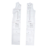 Maxbell Qipao Basic Pattern Template Clear Tailoring Professional Illustration Ruler
