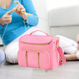 Maxbell Household Yarn Storage Bag Portable Yarn Storage Tote Yarn Storage