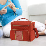 Maxbell Household Yarn Storage Bag Portable Yarn Storage Tote Yarn Storage