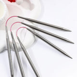 Maxbell 3Pcs Circular Knitting Pins Knit Pins for Sweaters Knitting Projects Scarves 2.0MM