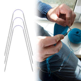 Maxbell 3Pcs Circular Knitting Pins Knit Pins for Sweaters Knitting Projects Scarves 2.0MM
