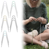 Maxbell 3Pcs Circular Knitting Pins Knit Pins for Sweaters Knitting Projects Scarves 2.0MM