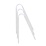Maxbell 3Pcs Circular Knitting Pins Knit Pins for Sweaters Knitting Projects Scarves 2.0MM