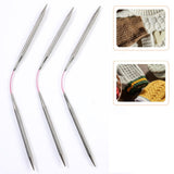 Maxbell 3Pcs Circular Knitting Pins Knit Pins for Sweaters Knitting Projects Scarves 2.0MM