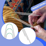 Maxbell 3Pcs Circular Knitting Pins Knit Pins for Sweaters Knitting Projects Scarves 2.25MM