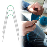 Maxbell 3Pcs Circular Knitting Pins Knit Pins for Sweaters Knitting Projects Scarves 2.25MM