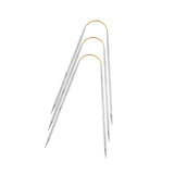 Maxbell 3Pcs Circular Knitting Pins Knit Pins for Sweaters Knitting Projects Scarves 2.75MM
