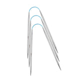 Maxbell 3Pcs Circular Knitting Pins Knit Pins for Sweaters Knitting Projects Scarves 3.5MM
