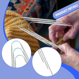 Maxbell 3Pcs Circular Knitting Pins Knit Pins for Sweaters Knitting Projects Scarves 3.5MM